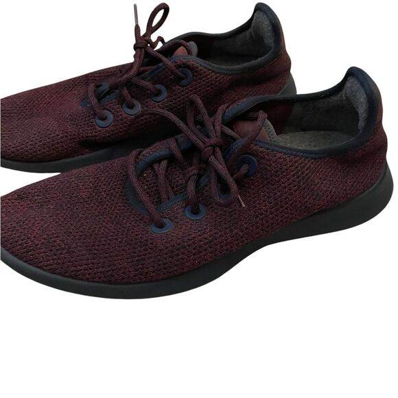 Allbirds	Men's Maroon Tree Runners Olympus Red Athletic Shoes - Picture 6 of 7